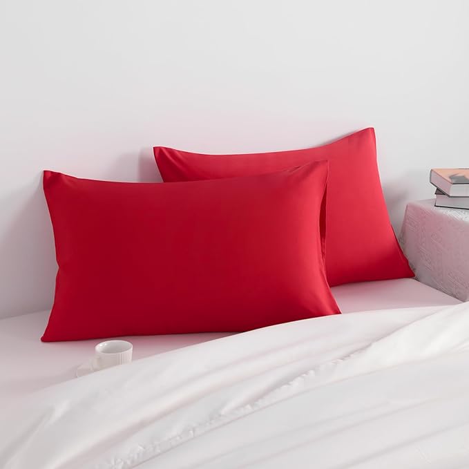 Microfiber Pillowcase Set - King - 20 x 36 in - 2 Pack - 2 Piece