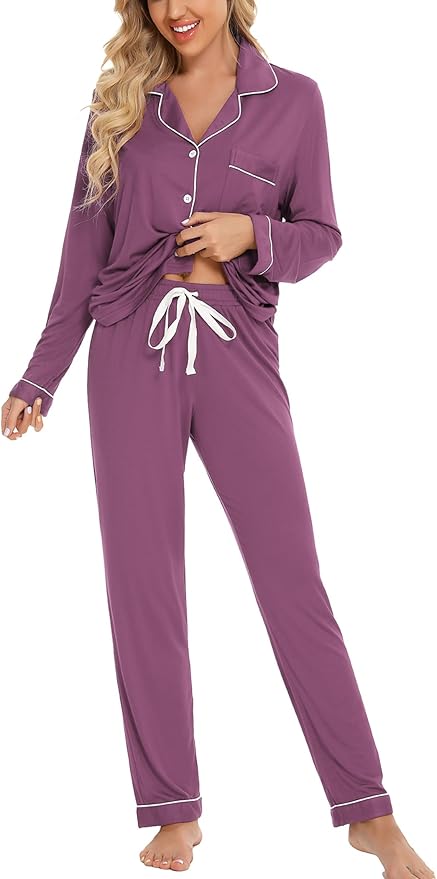 Women's Pants Pajama Set - Long Sleeve - 2 Piece