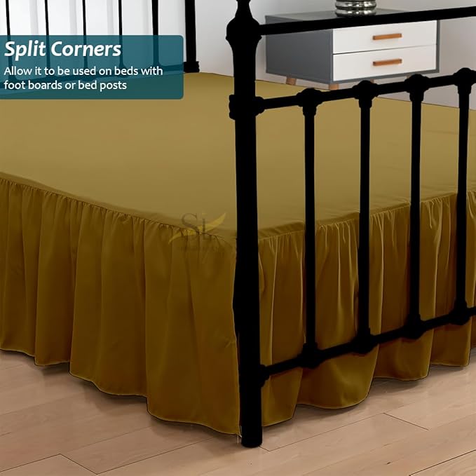 Linen Bed Skirt - King