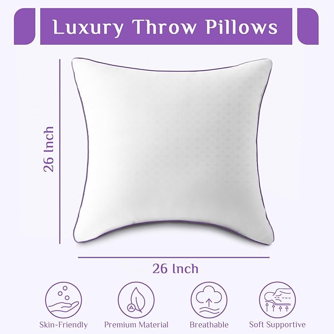 Down Alternative Cooling Bed Pillow - 2 Piece