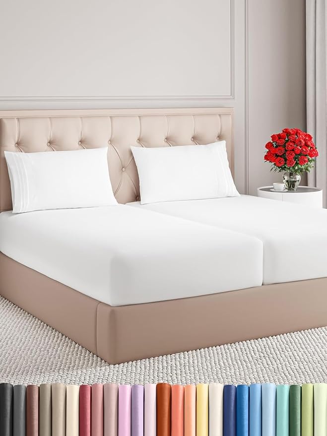 Cooling Bed Sheet Set - Split King - 5 Piece