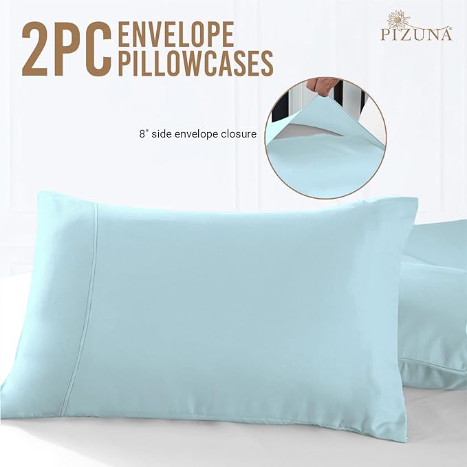 100% Cotton Pillowcase Set - Queen - 2 Piece