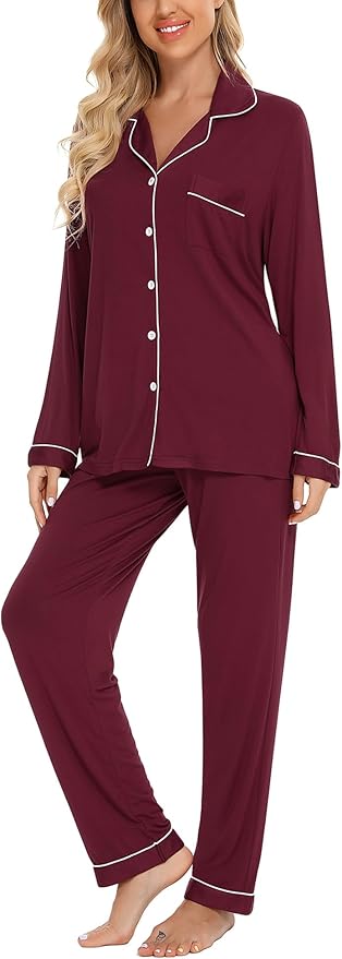 Women's Pants Pajama Set - Long Sleeve - 2 Piece