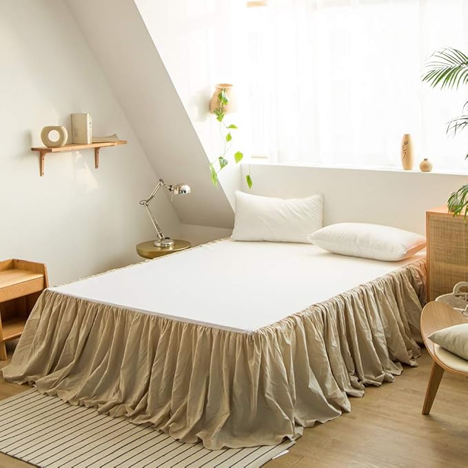 Linen Bed Skirt - Queen