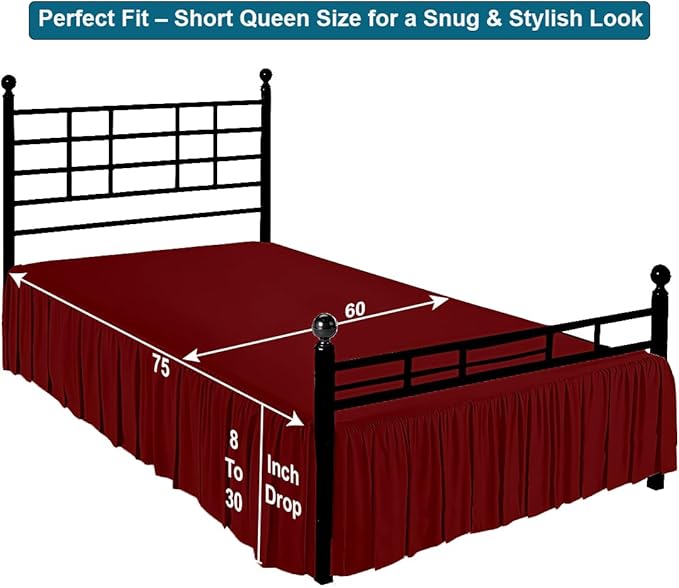 Linen Bed Skirt - Queen