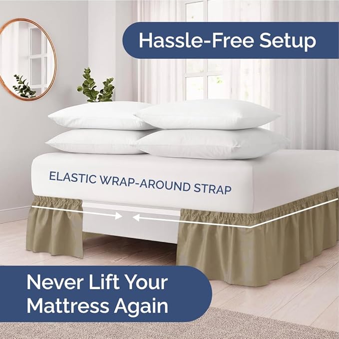 Bed Skirt - Full - 15 in Drop