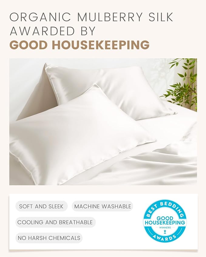 Mulberry Silk Pillowcase - Standard
