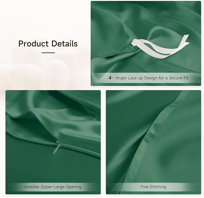 Mulberry Silk Duvet Cover Set - King - 3 Piece