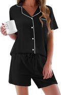 Women's Pajama Set - Short Sleeve - 2 Piece