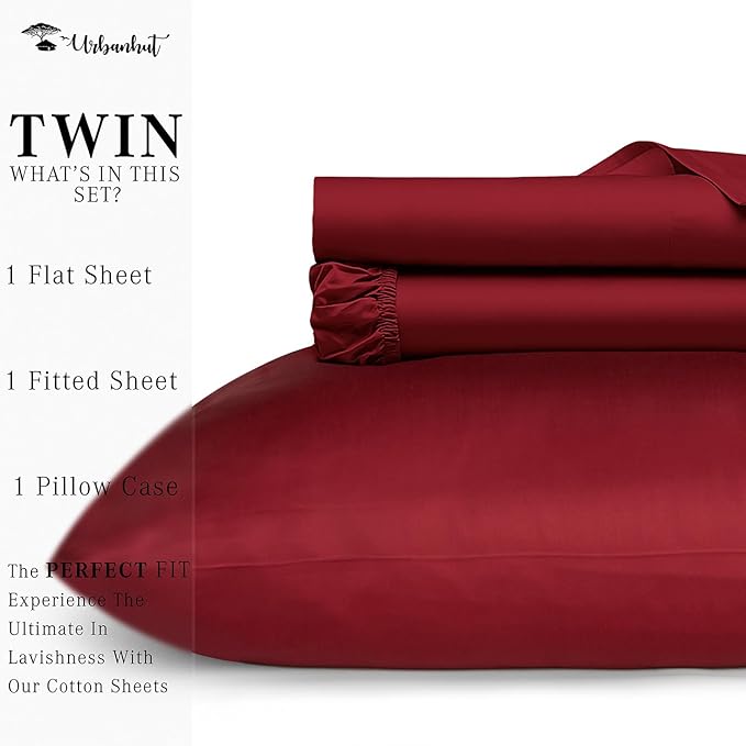 Bed Sheet Set - Twin - 16 in Deep Pocket - 3 Piece