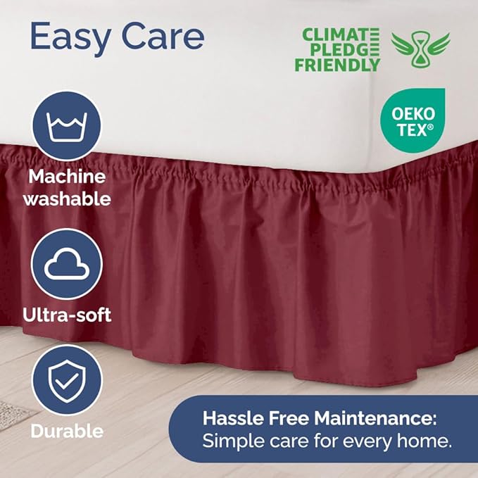 Bed Skirt - Twin XL - 12 in Drop