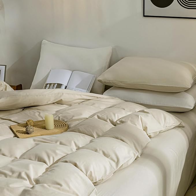 Linen Duvet Cover Set - King - 3 Piece