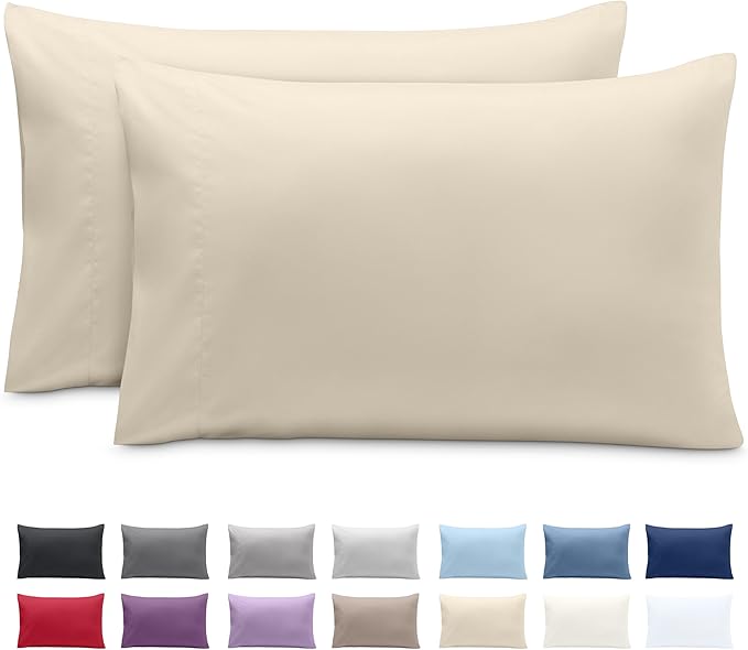 Microfiber Cooling Pillowcase Set - Queen - 2 Piece