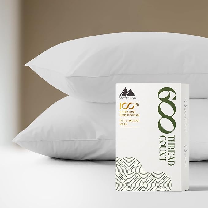 Linen Pillowcase Set - Queen - 2 Piece