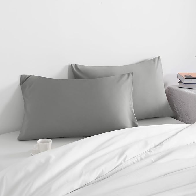 Microfiber Pillowcase Set - King - 20 x 40 in - 2 Pack - 2 Piece