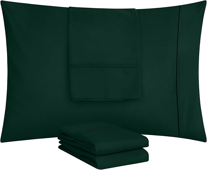 Microfiber Pillowcase Set - Standard - 20 x 26 in - 4 Pack
