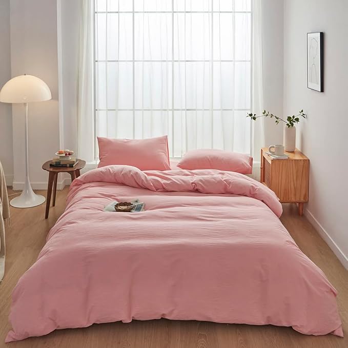 Linen Duvet Cover Set - Twin