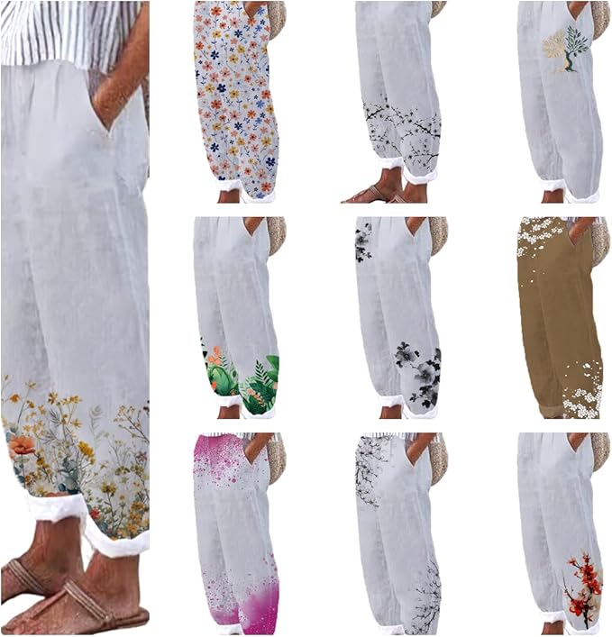 Women's Linen Loungewear - Pants