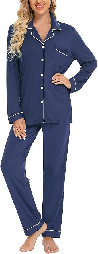 Women's Pants Pajama Set - Long Sleeve - 2 Piece