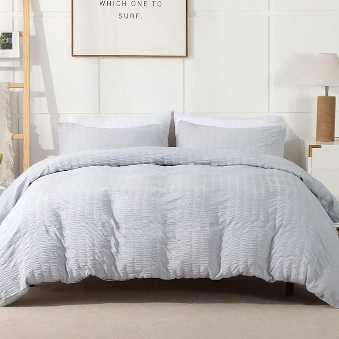 Microfiber Duvet Cover Set - King - 104 x 90 in - 3 Piece