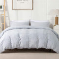 Microfiber Duvet Cover Set - Queen - 90 x 90 in - 3 Piece