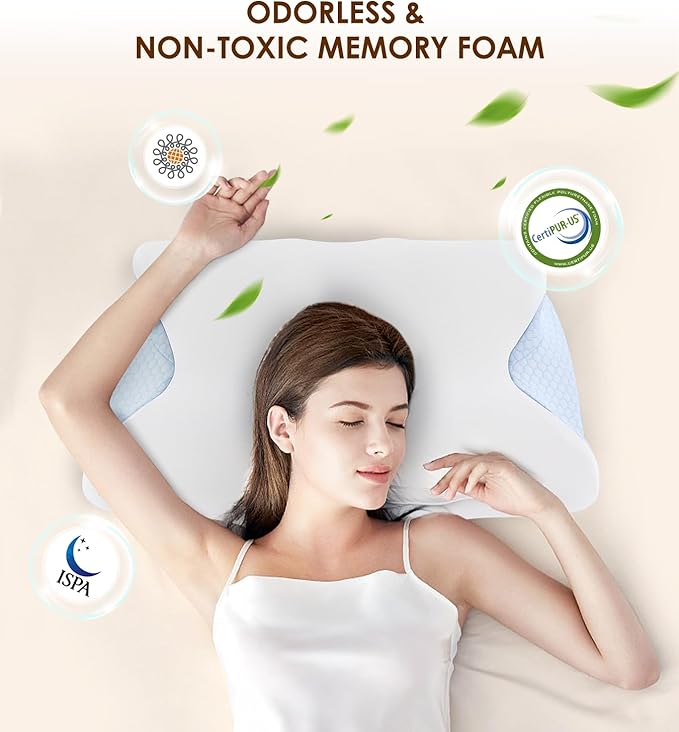 Memory Foam Cooling Bed Pillow