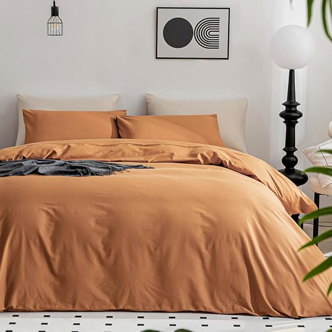 Linen Duvet Cover Set - King - 3 Piece