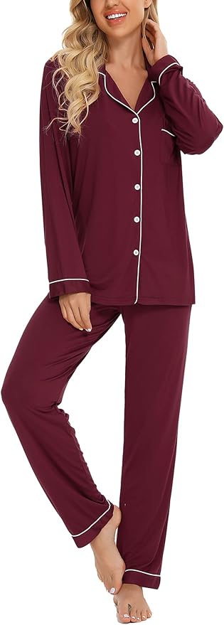 Women's Pants Pajama Set - Long Sleeve - 2 Piece