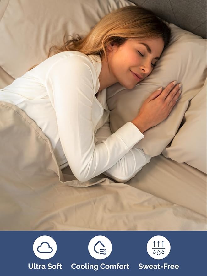 Cooling Bed Sheet Set - King - 6 Piece