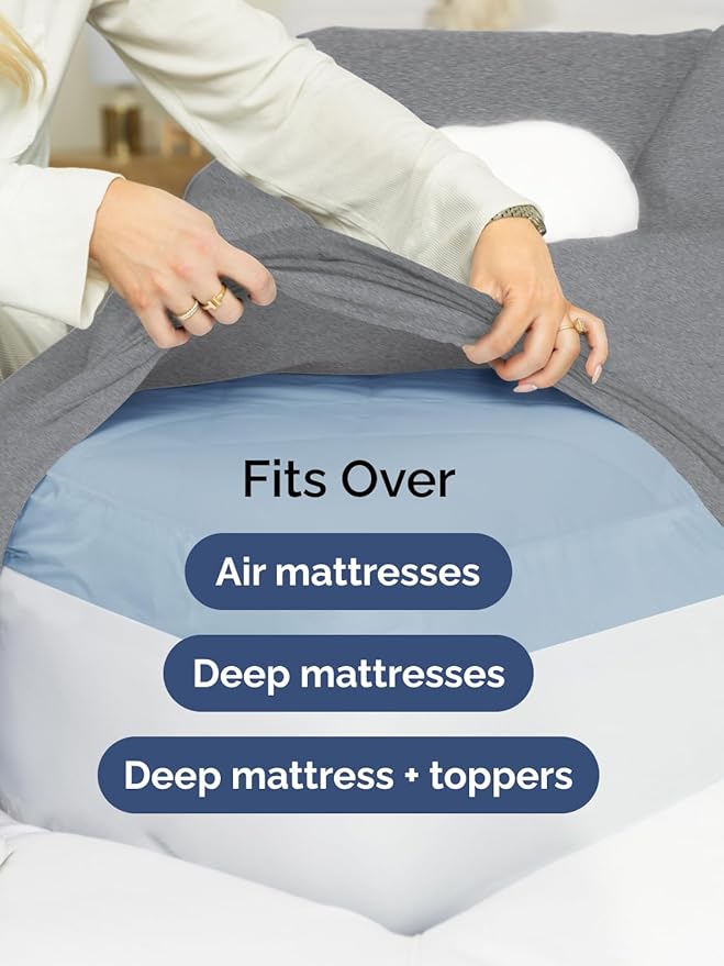 Cooling Bed Sheet Set - Split King - 7 Piece
