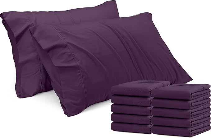Microfiber Pillowcase - Queen - 20 x 30 in - 12 Pack