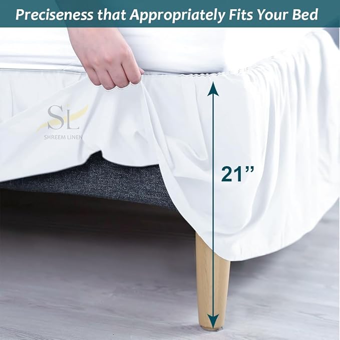Linen Bed Skirt - Queen