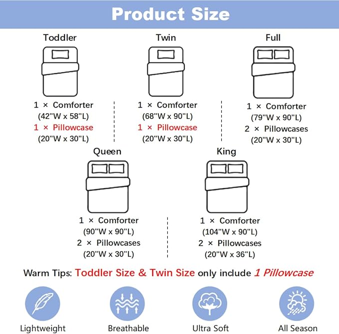 Comforter Set - Queen - 3 Piece
