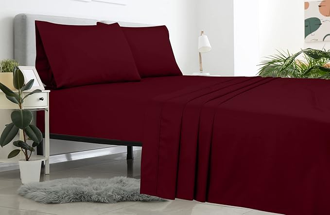 Microfiber Flat Sheet - Twin - 2 Pack