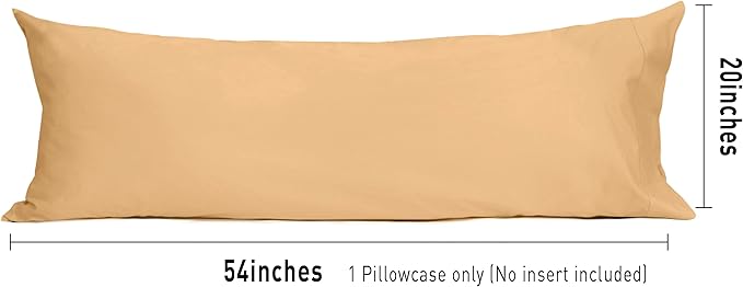 100% Cotton Pillowcase - 21 x 54 in