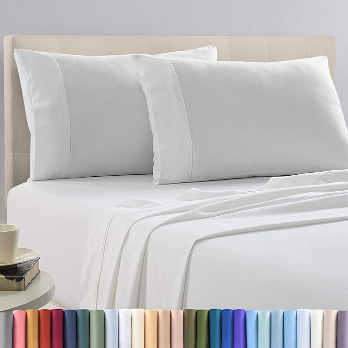 100% Cotton Pillowcase Set - King - 2 Piece