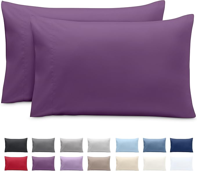 Microfiber Cooling Pillowcase Set - King - 2 Piece