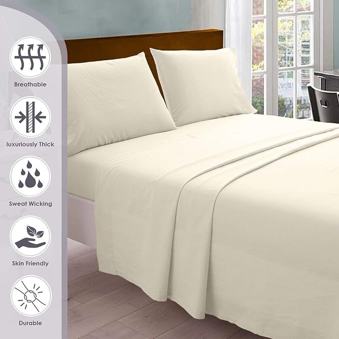 100% Cotton Pillowcase Set - Queen - 2 Piece