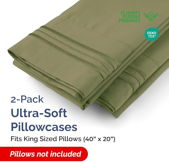 Pillowcase Set - King - 2 Piece
