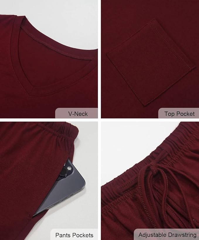 Women's Pajama Set - Short Sleeve - 2 Piece