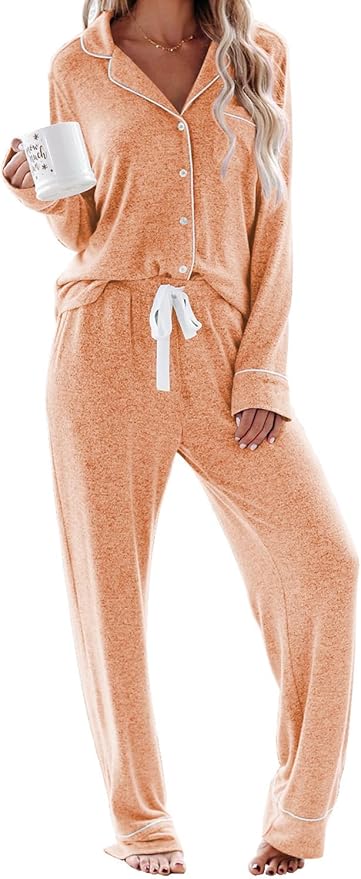 Women's Pajama Set - Long Sleeve - 2 Piece