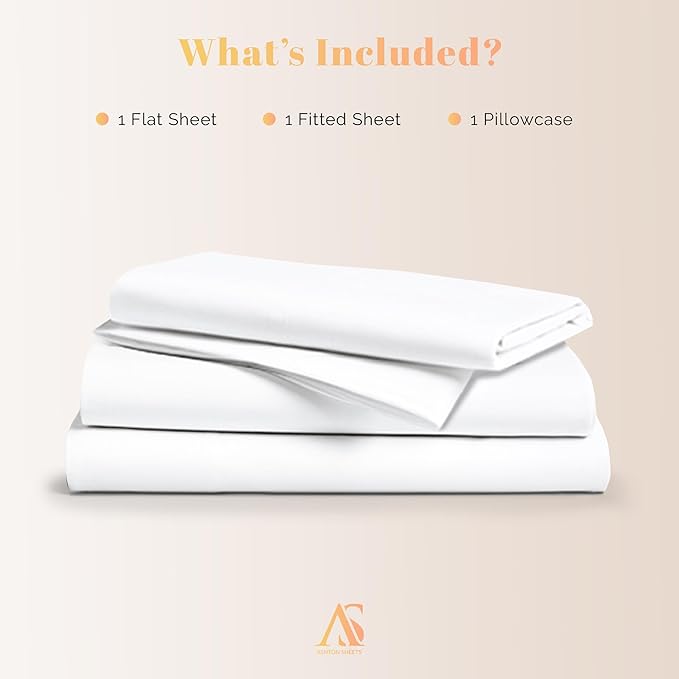 Cooling Bed Sheet Set - Twin XL - 16 in Deep Pocket - 3 Piece