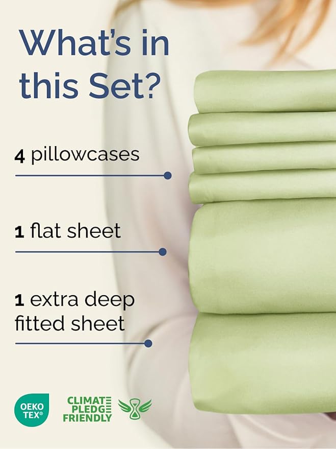 Cooling Bed Sheet Set - Full - 6 Piece