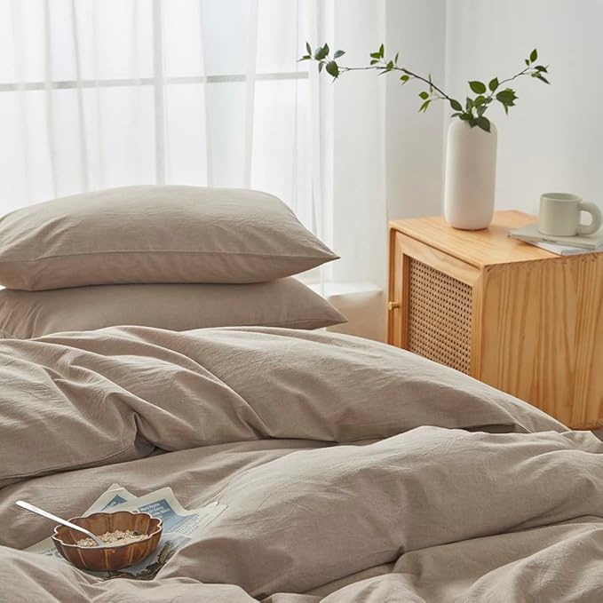 Linen Duvet Cover Set - Queen