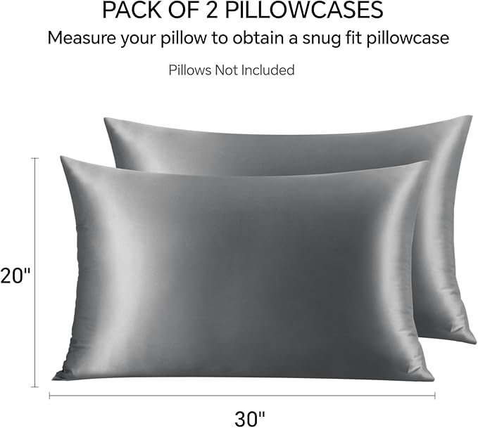 Cooling Pillowcase Set - Queen - 20 x 30 in - 2 Pack - 2 Piece