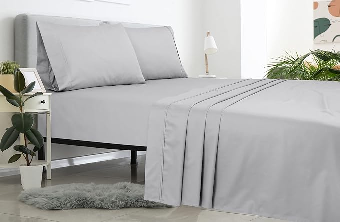 Microfiber Flat Sheet - California King - 2 Pack