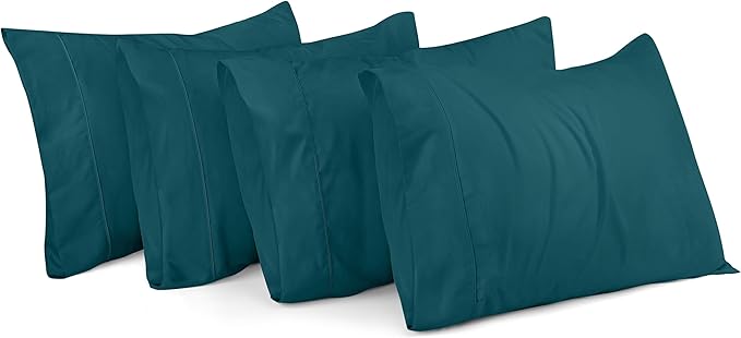 Microfiber Pillowcase Set - Queen - 20 x 30 in - 4 Pack