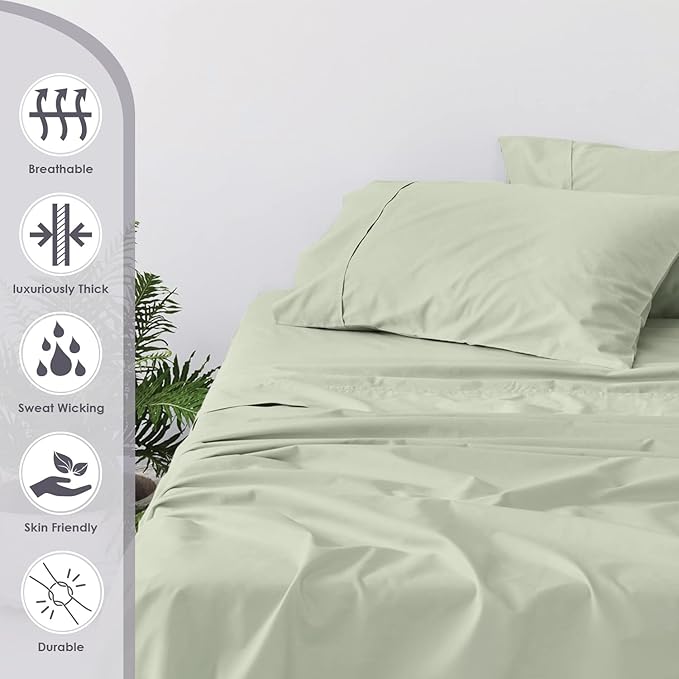 100% Cotton Pillowcase Set - Queen - 2 Piece