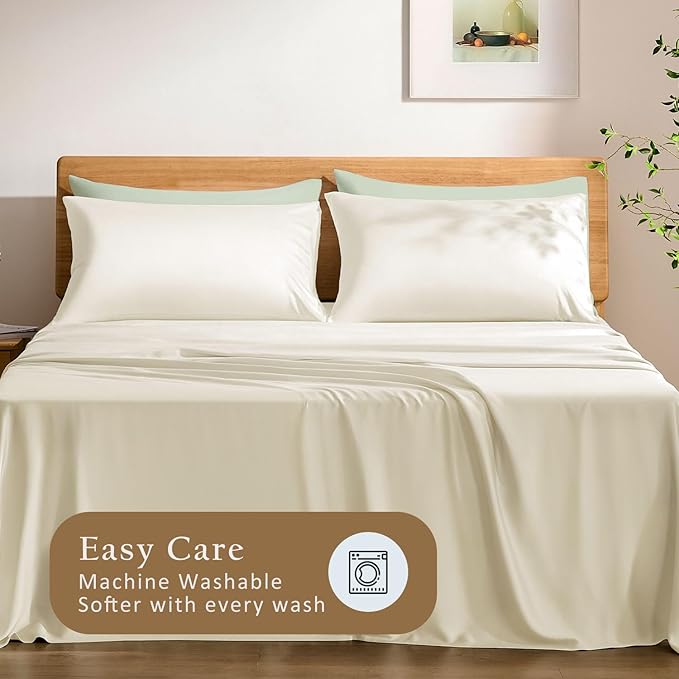 Bamboo Cooling Pillowcase Set - Queen - 2 Piece