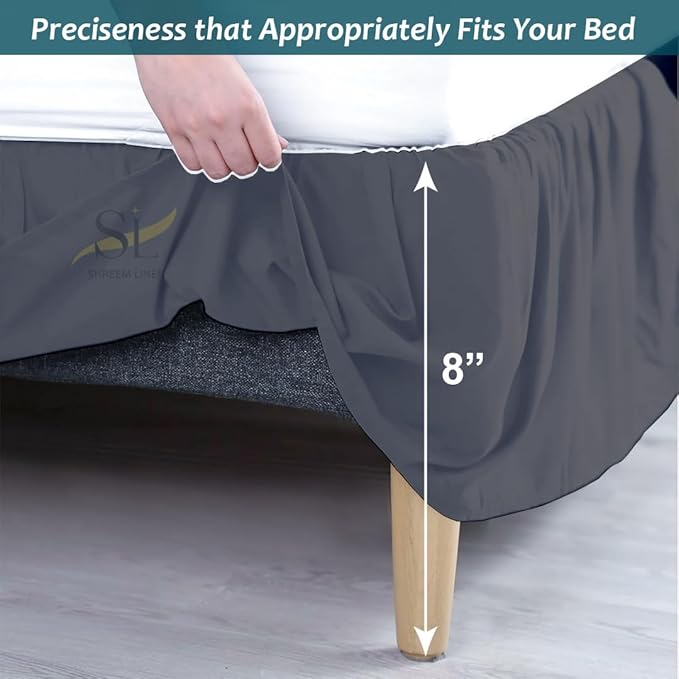 Linen Bed Skirt - Full